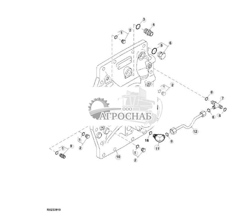 Differential Case Cover (Mst) (Rear) (WPark Brake) 